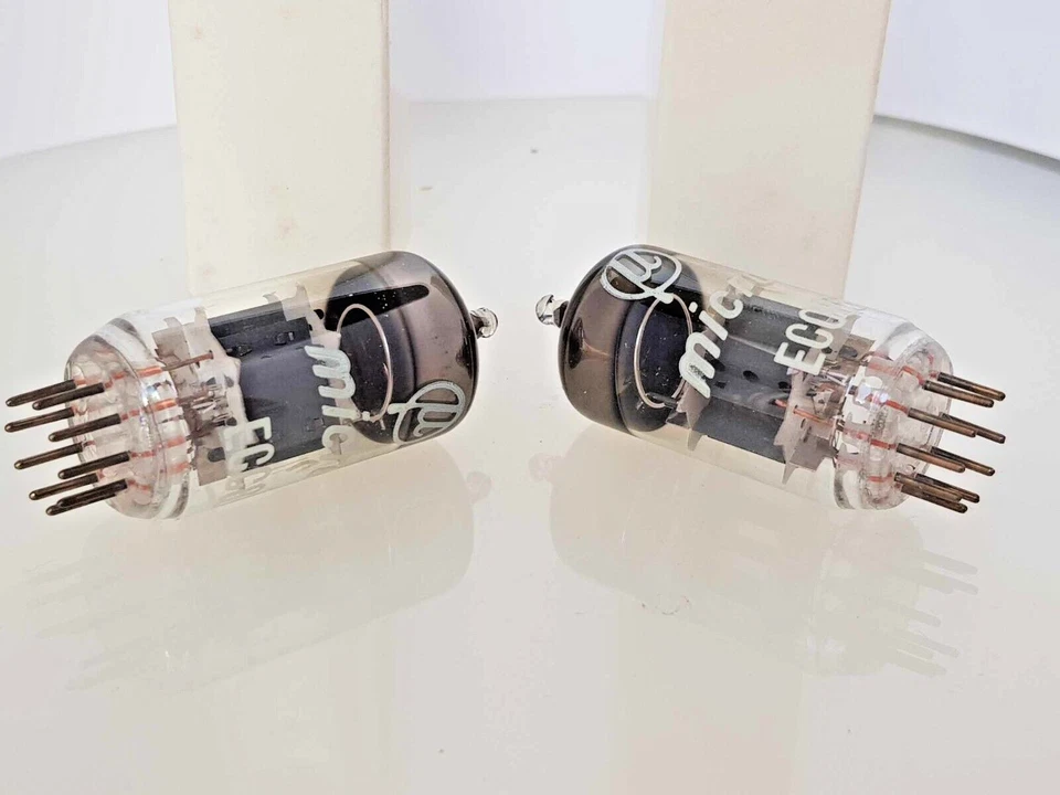 2 x ECC85 MICRON 配对 886A50 双三极管 6AQ8 全新盒装 — 第 4/4 张图片