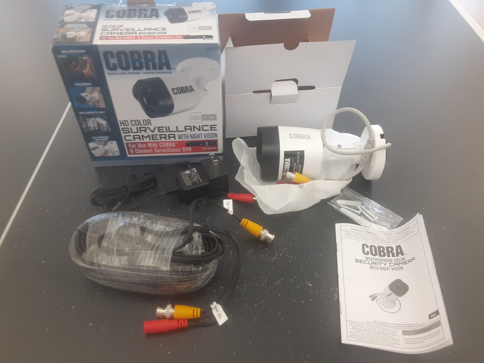COBRA HD Color Surveillance DVR Camera with Night Vision 63891 Open
