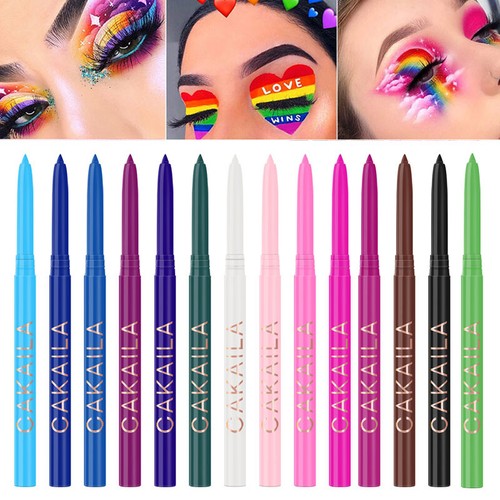 New Colorful Eyeliner Eye Makeup Pearl Matte Waterpoof Eye Liner Gel Pen Glitter - Picture 2 of 46