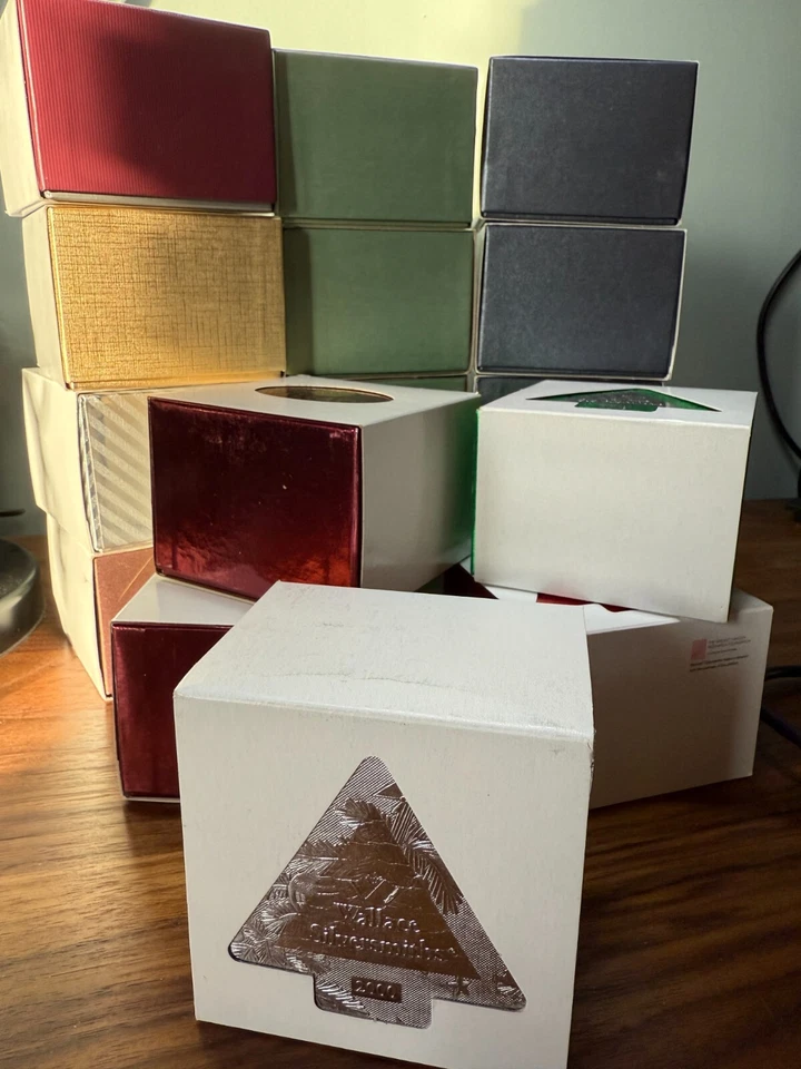 2000-2016 Wallace Silversmiths Annual Silver Bells