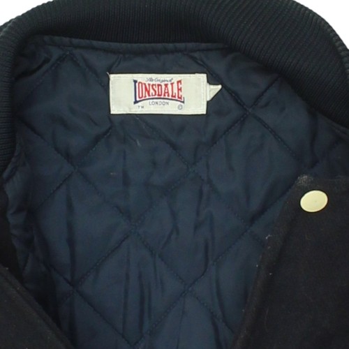 Chaqueta de bombardero acolchada Lonsdale | Diseñador de boxeo informal vintage para hombre azul marino oscuro - Imagen 3 de 7
