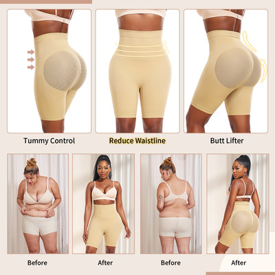 MARIAE Colombian Butt Lifter Shorts – High Waisted Tummy Control Shapewear