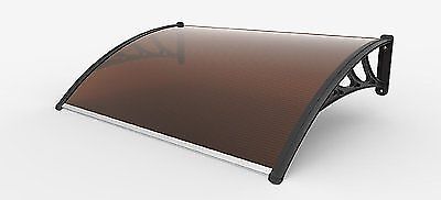 PENSILINA VETRO POLICARBONATO ALVEOLARE 100X80cm vetro oscurato fumè - TETTOIA d