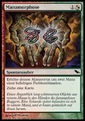 TOP & KULT  Manamorphose  - SHADOWMOOR -  deutsch (excellent)  * 2 Mana & Draw *