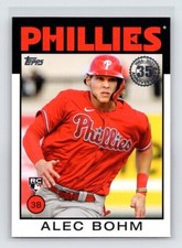 2021 Topps - 1986 Topps Baseball 35th Anniversary Alec Bohm #86B-43 RC Phillies