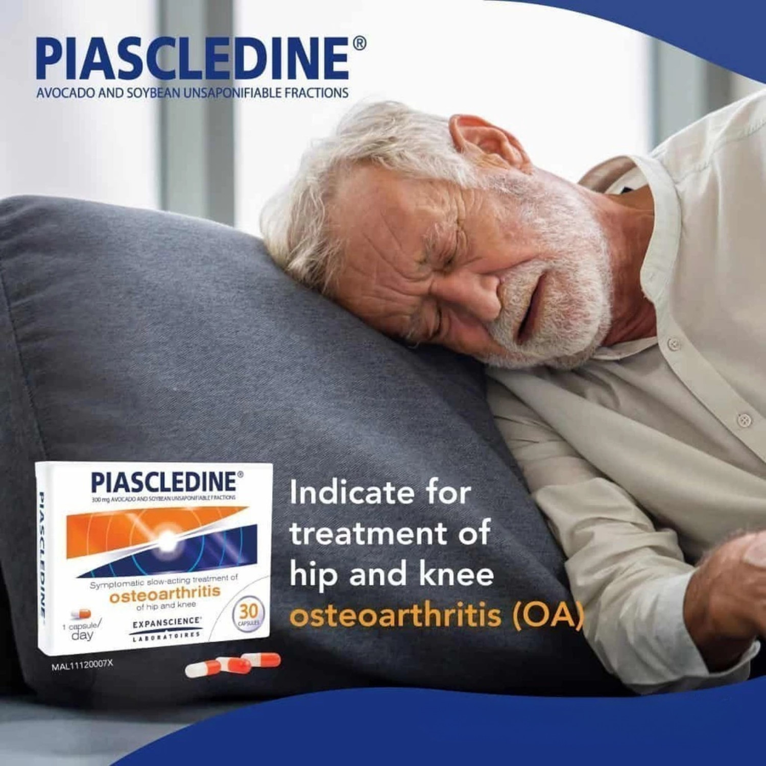 3 X Piascledine 300mg 30 Capsules Anti-rheumatic Osteoarthritis Joint-Pains