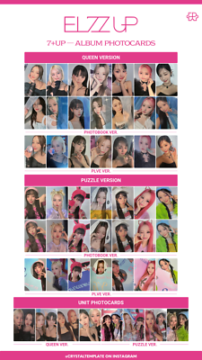 KCON 韓国 popup EL7ZUP YEEUN イェウン　特典　トレカ EL7ZUP - 7+ UP BOOK VER. PHOTOCARD PHOTO CARD Nana Yeonhee Ye Eun