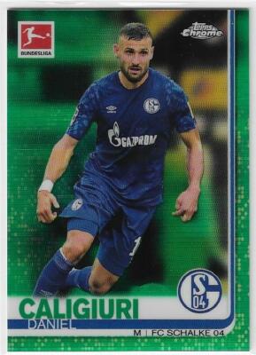 Caligiuri Schalke Topps Bundesliga Chrome 2019/20 Green #59/99