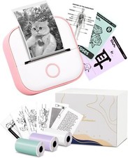 Phomemo Mini Pocket Thermal Printer Wireless Bluetooth Photo T02 3 Color Sticker