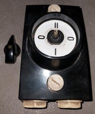 NUOVO DDR interruttore girevole in bachelite VEB rubinetti nave Finow AP IP 56 + altri 