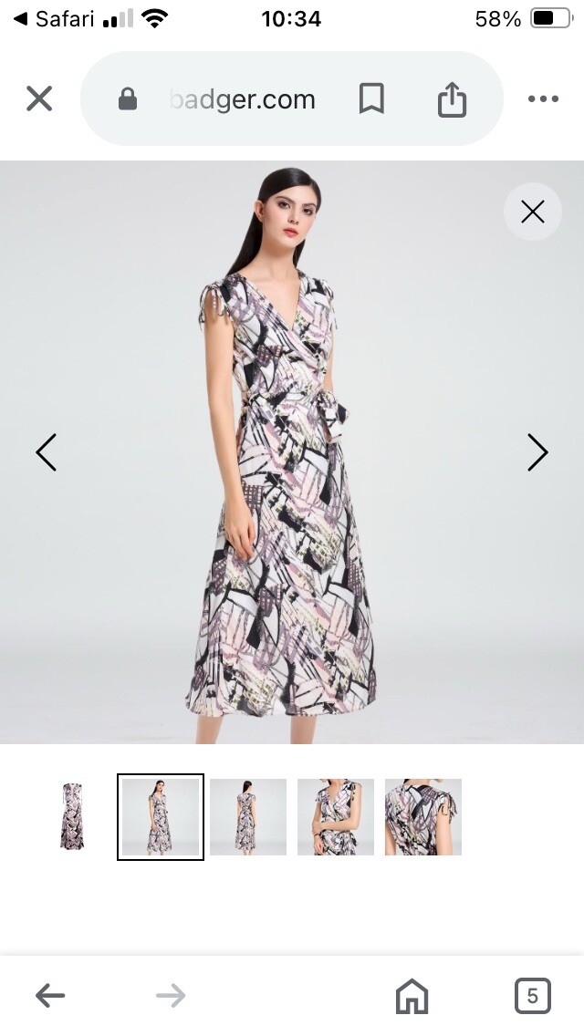emma midi dress in chocolate brown tularosa MORANA DRESS