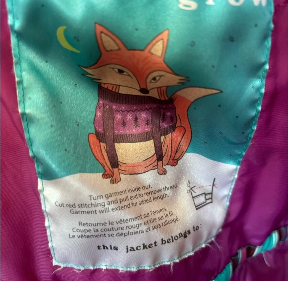 Girls Burton Dry Ride Jacket L Snow Ski Room To Grow Waterproof - Image 4 of 4