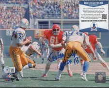 CURLEY CULP KANSAS CITY CHIEFS SIGNED 8X10 PHOTO BECKETT BC60490