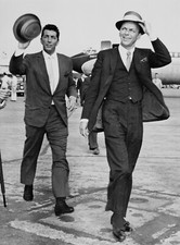 Dean Martin & Frank Sinatra at the London Airport Rat Pack Photo 8" x 10" Dean Martin & Frank Sinatra at the London Airport Rat Pack Photo 8" x 10"