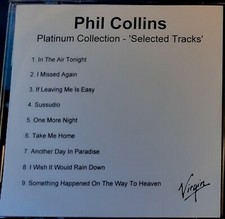 PHIL COLLINS ( GENESIS) VERY RARE PROMO CD 