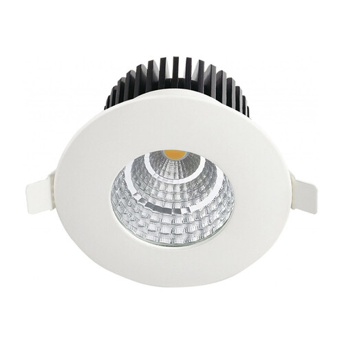 Spot LED étanche IP65 6W rond anti-humidité idéal pour plafond de salle de bain