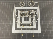 GE Range Orifice Burner Tubes Set P# WB02K10007 WB02K10006  WB02K10008