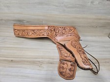 Handmade Leather Gun Holster and Belt