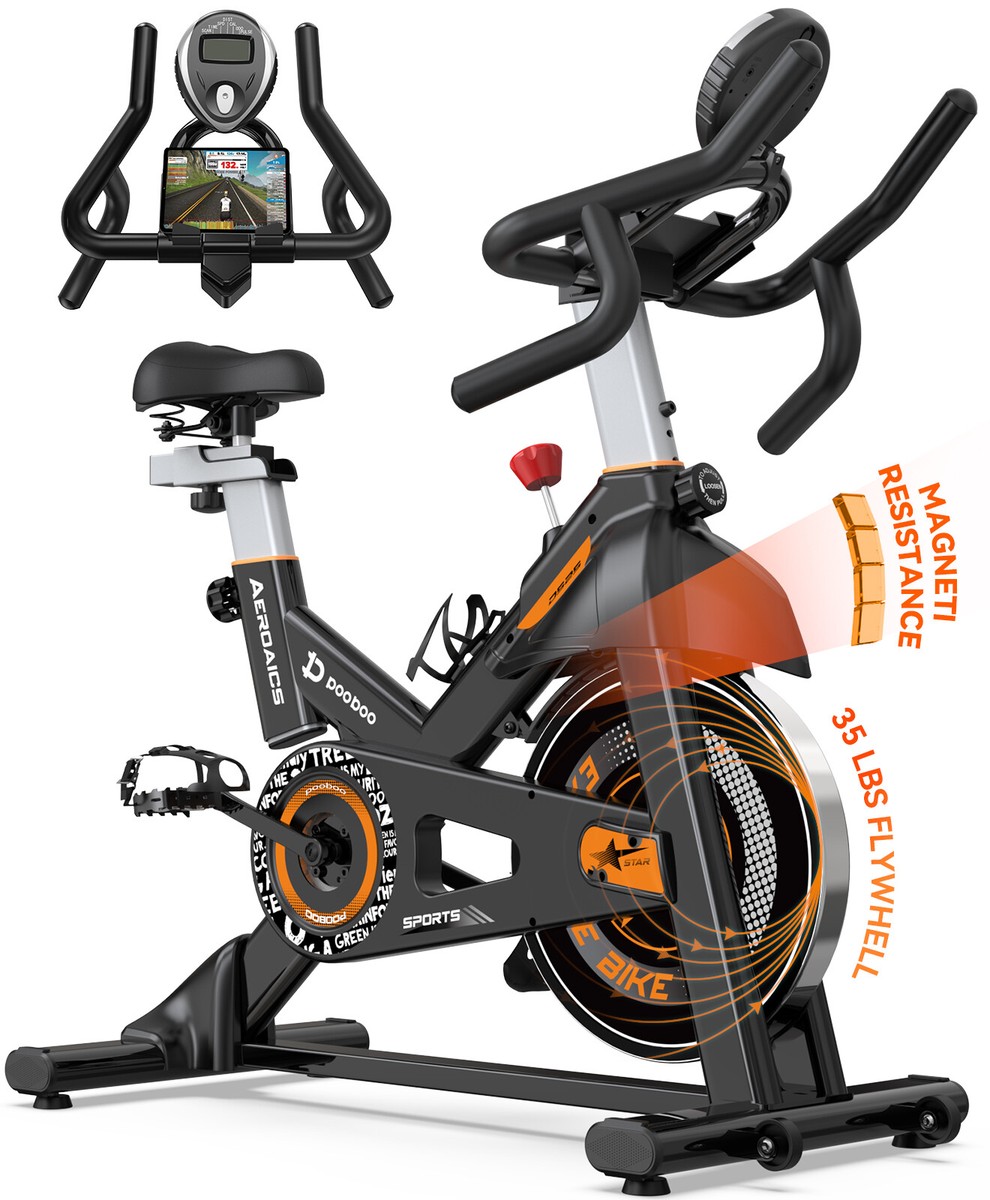 Magnetic Resistance Adjustable Exercise Bicycle Cycling Cardio