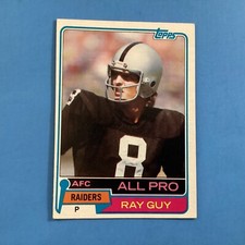 1981 Topps Ray Guy #510