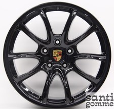 4 Rims In Alloy Porsche 997 GT3 Original 19" Black 99736216492 99736215696