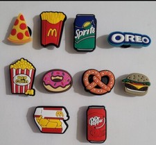 10 pcs. Food Shoe Charms For Crocs