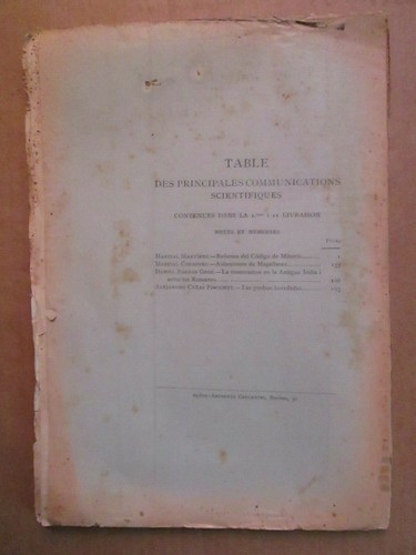 SOCIETE SCIENTIFIQUE DU CHILI, 1903. Mines, pierres fabriquées, dactylonomie - Picture 9 of 9