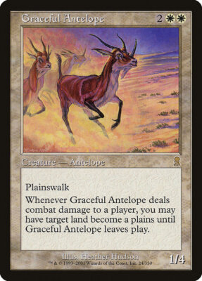 Graceful Antelope - Foil ODY LP MTG