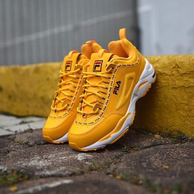 women's fila disruptor 2 yellow