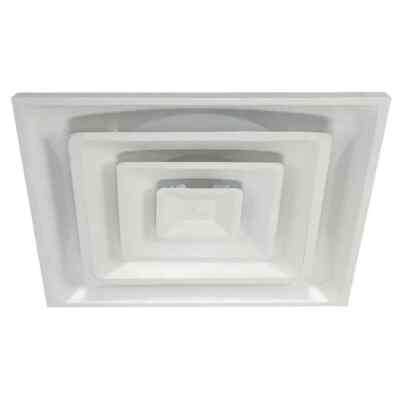 GRAINGER APPROVED 4MJV3 Diffuser, 3-Cone, Duct Size 8'', White New.