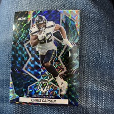 2022 Panini Mosaic Chris Carson 219 Mosaic Prizm Genesis SSP Seahawks