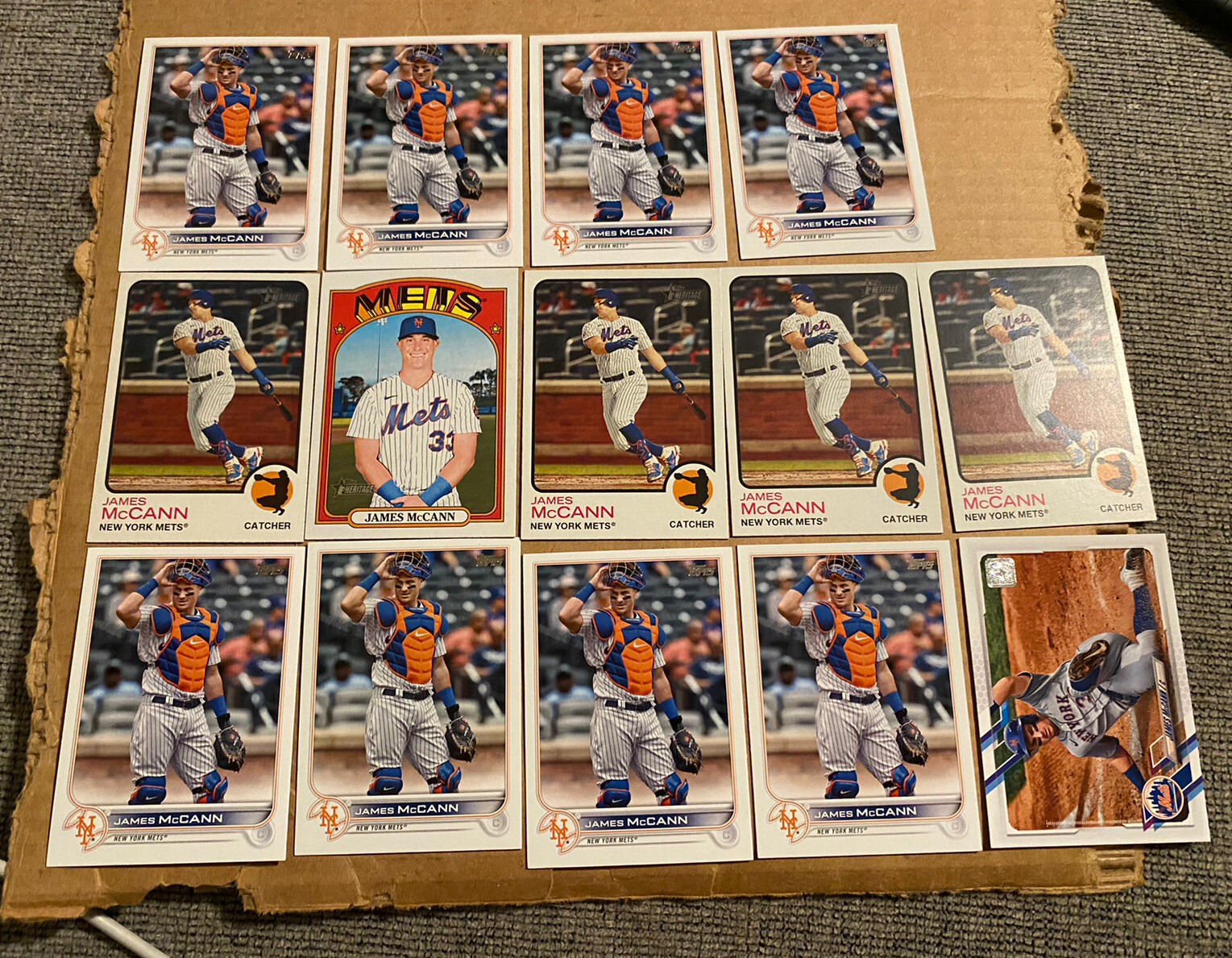 (14) James McCann Lot #2 New York Mets