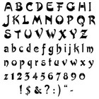 STENCILS CRAFTS TEMPLATES SCRAPBOOKING JAPANESE ASIAN ALPHABET STENCIL- A4 MYLAR