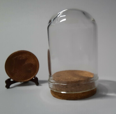 Miniatur-Glasdom, 32 mm, Display f. Miniaturen + Fingerhüte; als Schmuckanhänger