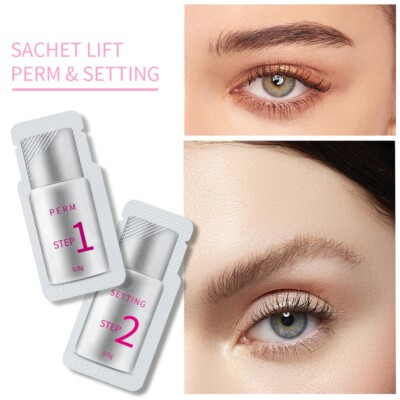 ICONSIGN 10 Pairs Pouch Eyelash Perm Lotion Lashes Lift Quick Perming 5 To 8 Min