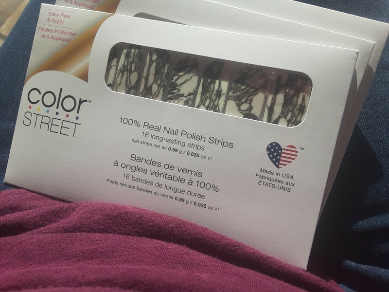 Color Street mystic marble ~Retired~ 100% nail polish strips 