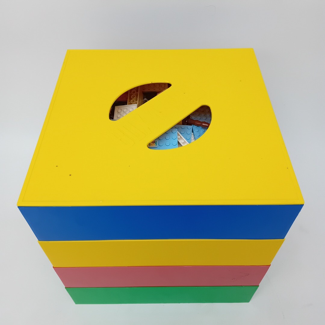 Box4Blox 4 Tier Brick Size Sorting Box & Lego Pieces 2kg Organiser