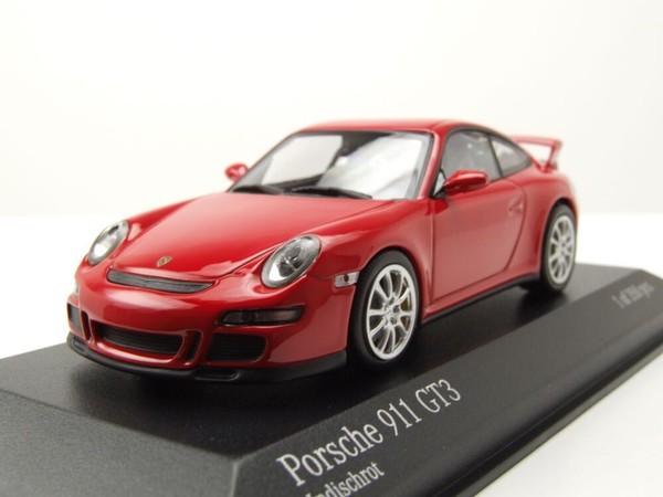 Porsche 911 997 GT3 2006 Indischrot 1:43 Minichamps 400065404 Rot-image