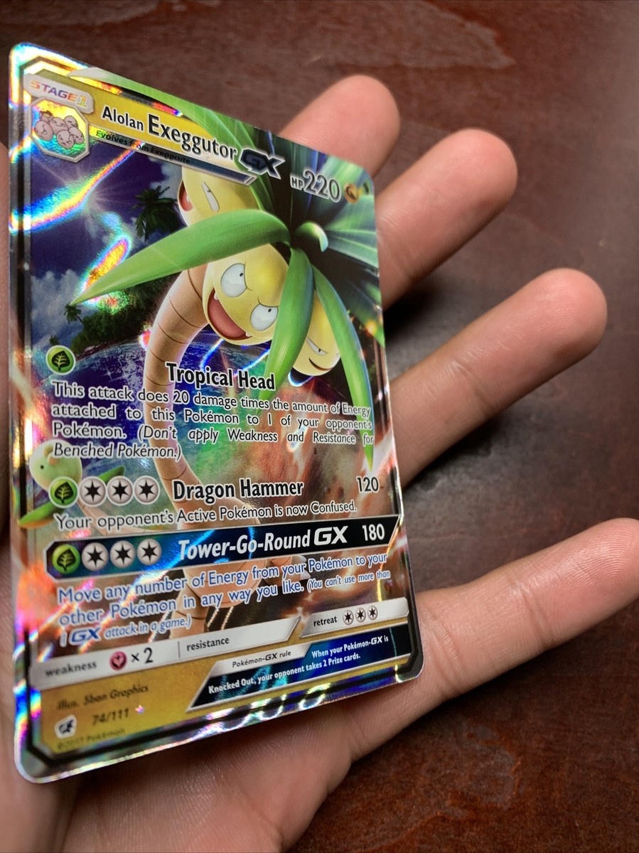 exeggutor pokemon card secret rare Pokemon - Alolan Exeggutor V - 005/078 - Ultra Rare main image 0
