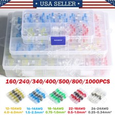 500/1000PCS Heat Shrink Solder Stick Butt Sleeve Solder Seal Wire Connectors Kit
