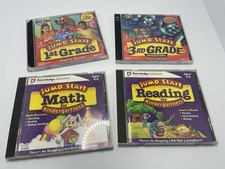 JumpStart Reading, Math, 1st, 3rd  MAC  PC  Lot Of 4 Tested  