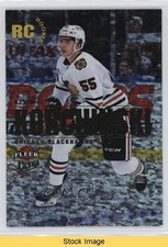 2023-24 Fleer Ultra Rookies Patterned Foilboard Kevin Korchinski #215 READ 0il7