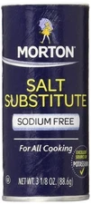 Morton Salt Substitute, Sodium Free, 3.12 Ounce