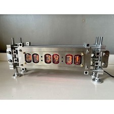 IN12 Glow Tube Clock 6Bit Retro Cyberpunk Sta...