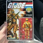 GI Joe Super 7 Reaction+ O Ring Target Tiger Force Snake Eyes New on Sealed Card