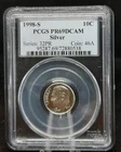 1998-S 10C Roosevelt Dime  PCGS PR69DCAM 90% Silver #A100