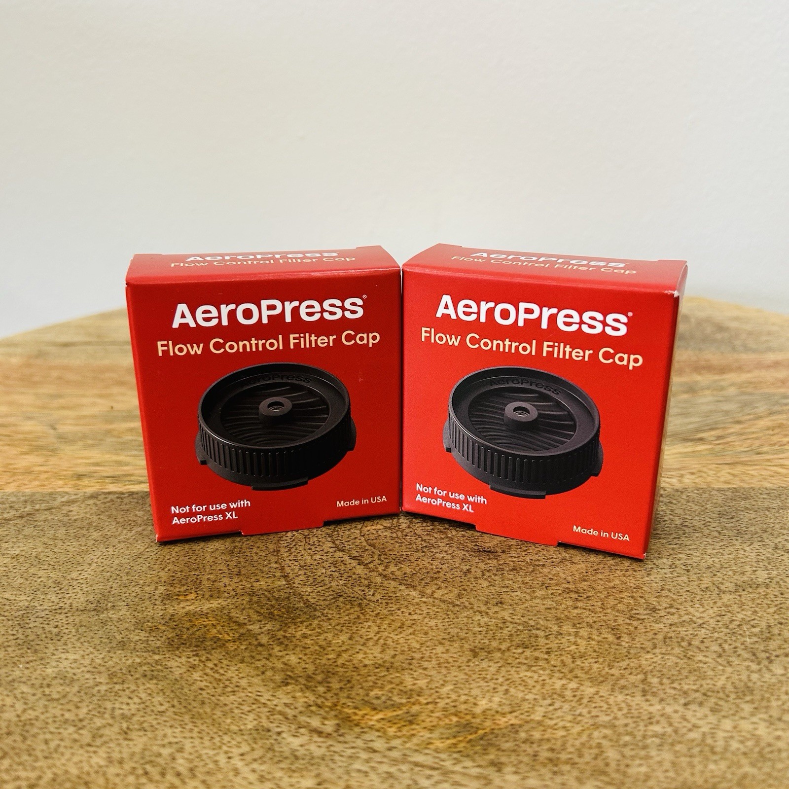 2 X AeroPress Flow Control Filter Cap Stops Drip for Full Control Over Grind Sz