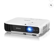 Epson VS240 3LCD Home Theater Projector, USB VGA Audio Video, White