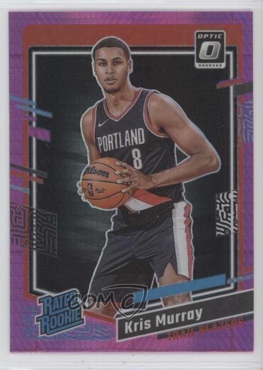 2023-24 Panini Donruss Optic Rated Rookie Pink Hyper Prizm Kris Murray #213 11qz