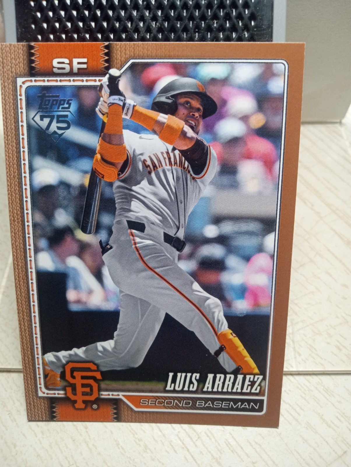 2026 Topps Series 2 Gold Parallel Luis Arraez #420 Giants #'d 1408/2026